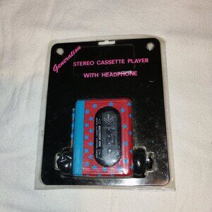 Vintage Generations  cassette player with headphones